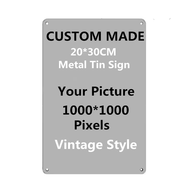 Personalized Custom Metal Tin  - Vintage Collectible Plates recension och pris