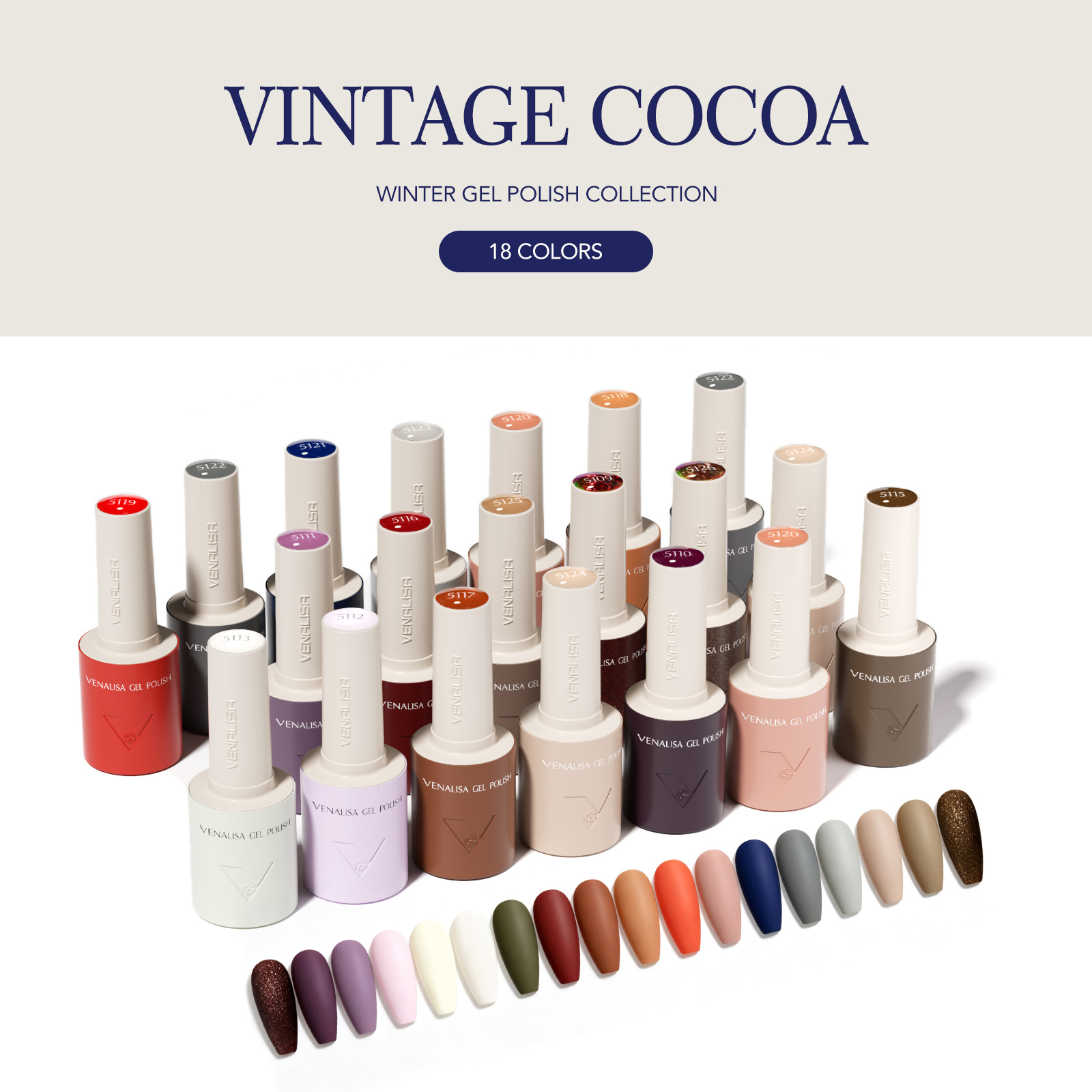 VENALISA V7 Gel Nail Polish 18 - Vintage Collectible Bottles recension och pris