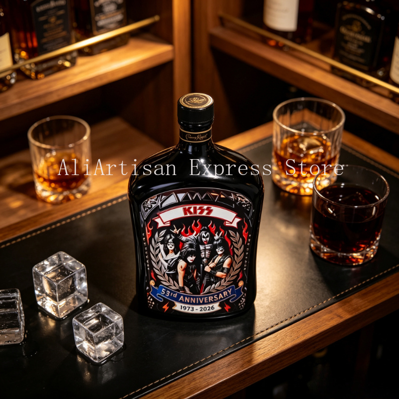 Rock‑Music Inspired Whiskey De - Vintage Collectible Liquor Bottles recension och pris