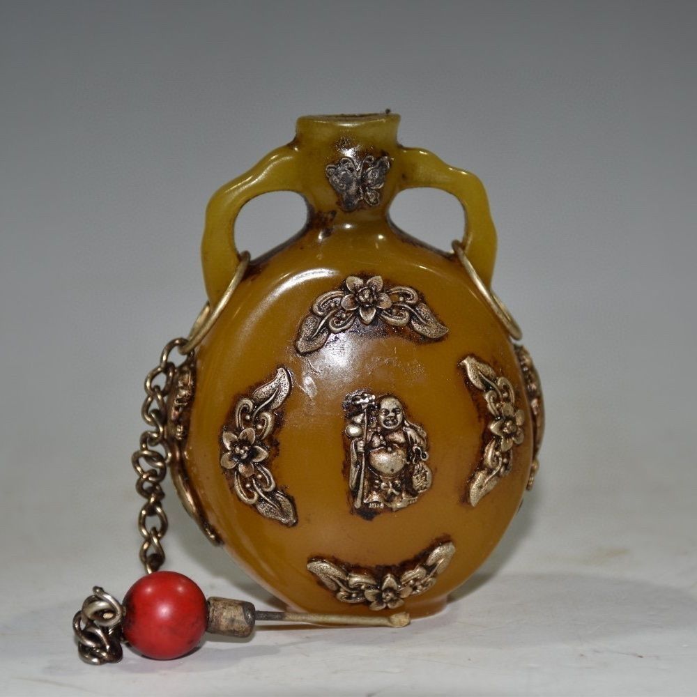 Vintage Collectible Carved Amb - Vintage Collectible Bottles recension och pris